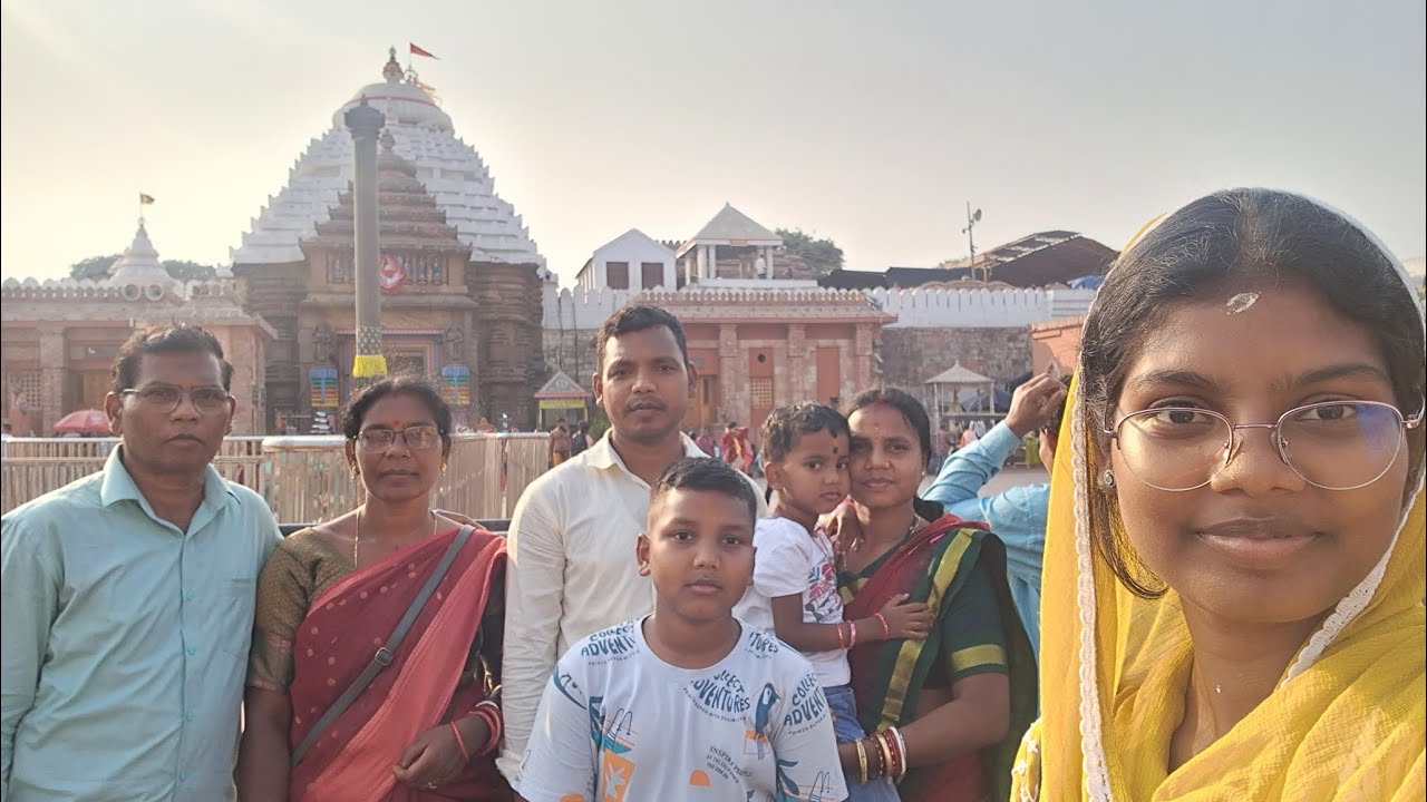 Puri Jagannath Mandir Nel // puri Beach Dalan //santali vlog video // family video