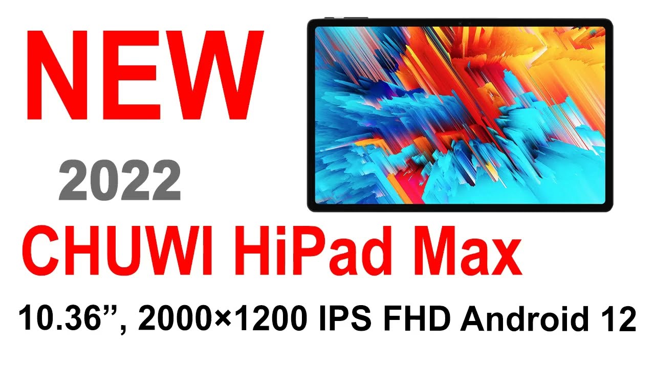 CHUWI HiPad Max 10.36-inch Snapdragon 680 8GB/128GB Android 12 LTE Tablet (link in the description)