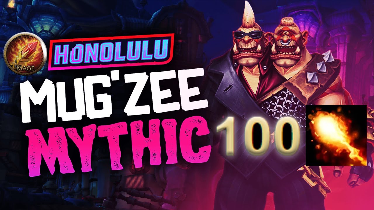 Mug'zee, Heads of Security Mythic | Rank 1 Boss Damage Fire Mage POV | Undermine