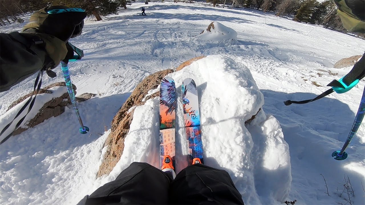 SENDING CLIFFS AT VAIL!! (GoPro Skiing POV)