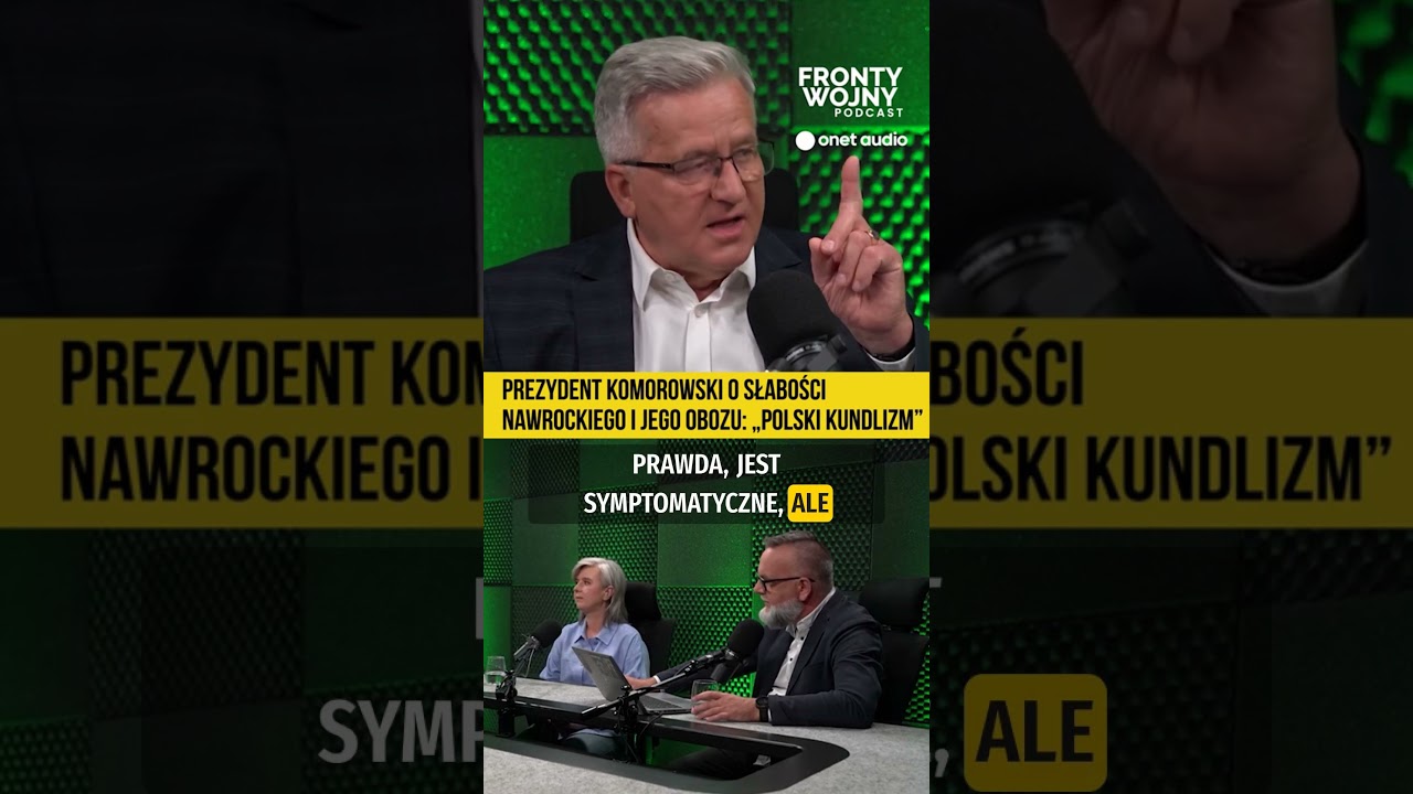 Prezydent Komorowski o słabości Nawrockiego i jego obozu: 