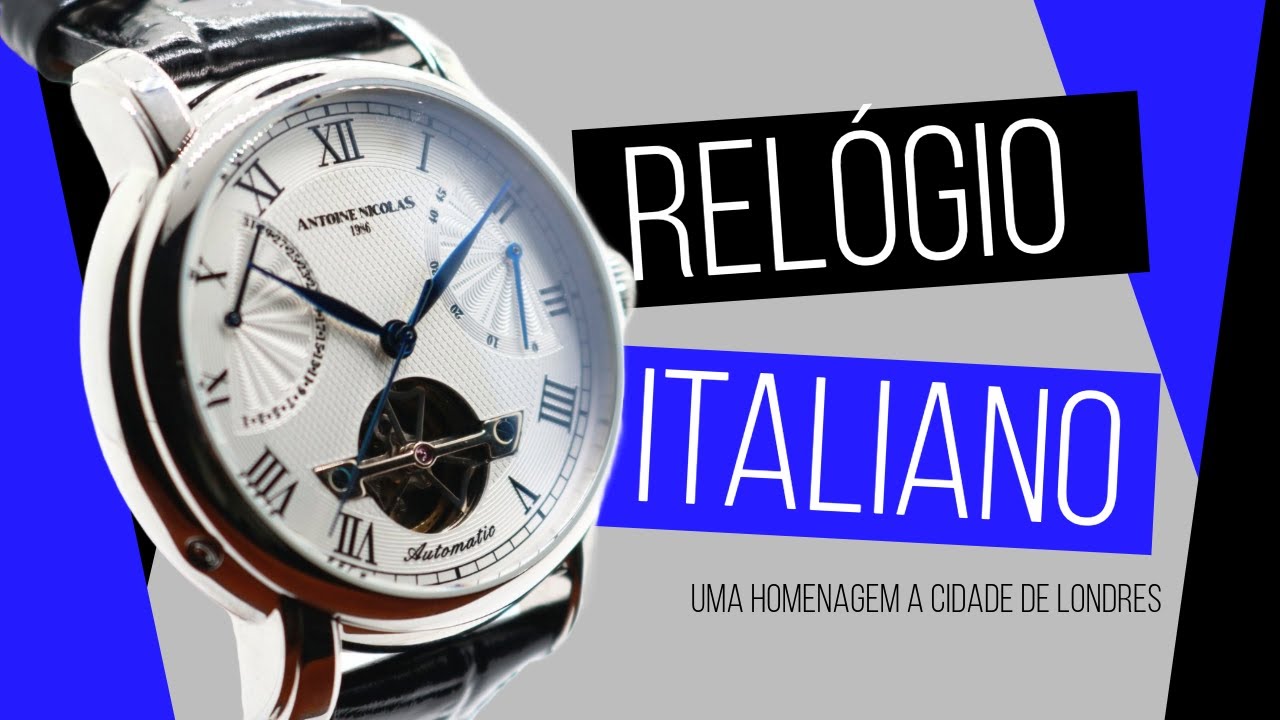 Antoine NicolaS - Relógio italiano que faz homenagem a cidade de Londres