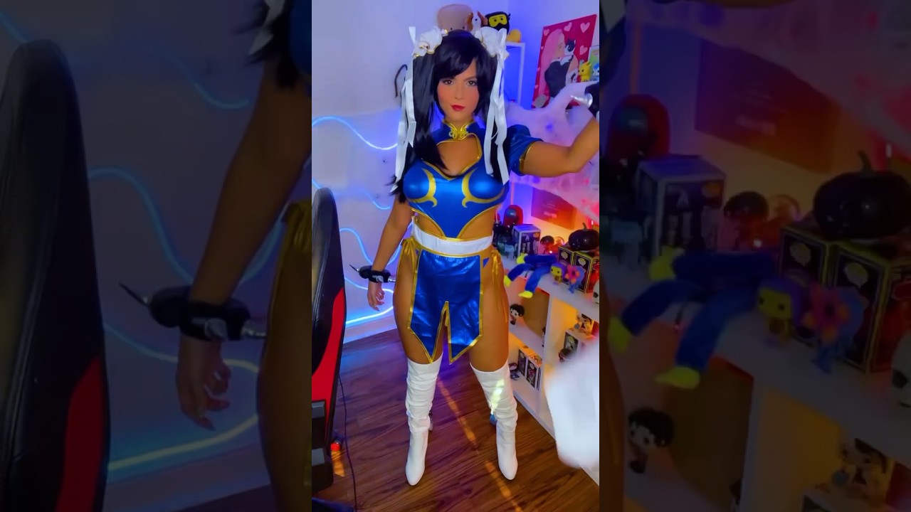 ChunLi💙🐉 #cosplay #streetfighter #halloween #shorts #chunli