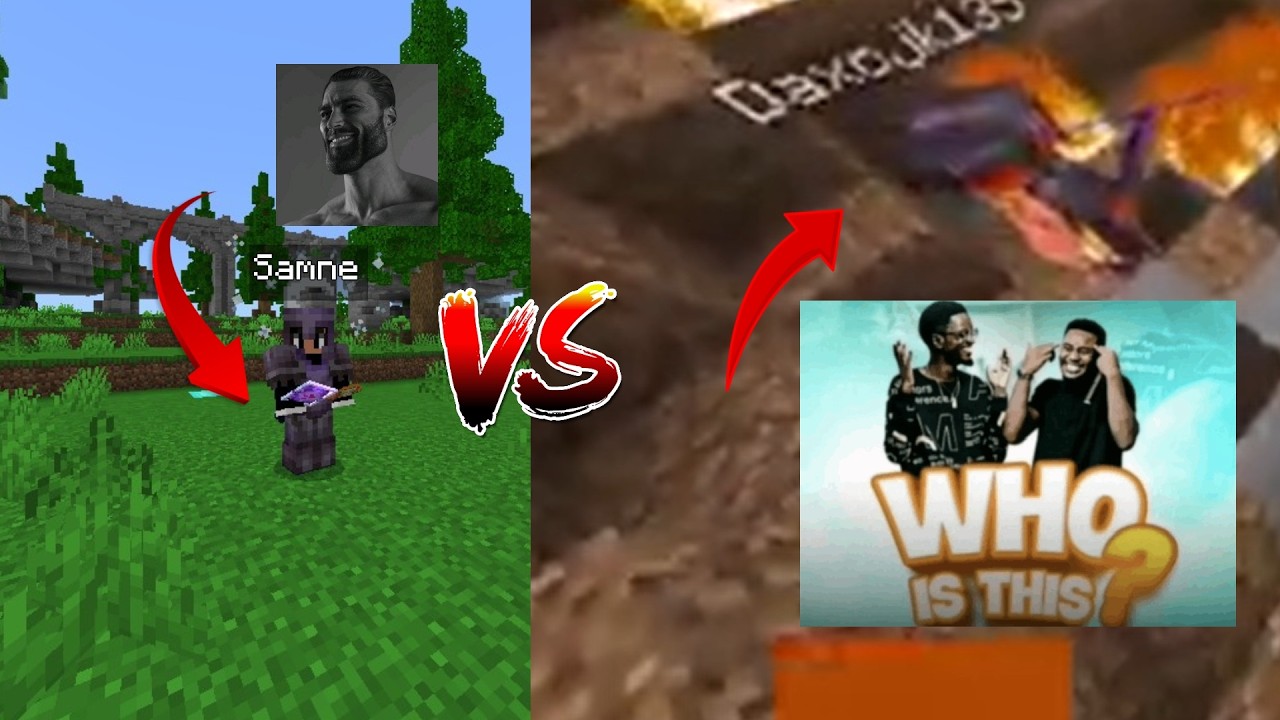 Samne VS Daxcjk135 (BEST Bedrock CPVP Player) - Replay - (Not accurate)