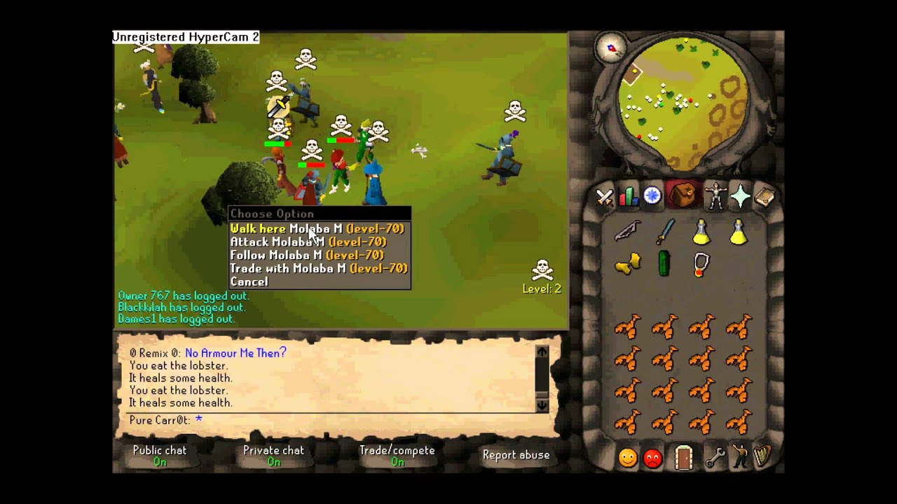 Pking in 2005. - Fully Zammy F2P PK