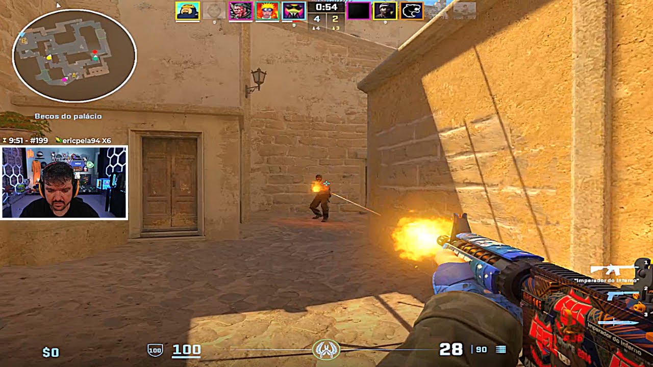 GAULES, LIMINHA, BT0, NAK E STEELEGA JOGANDO CS:2 (27/11/23) #548