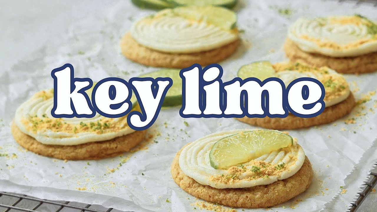 Key Lime Pie Cheesecake COOKIES! ☀️ you will love these!