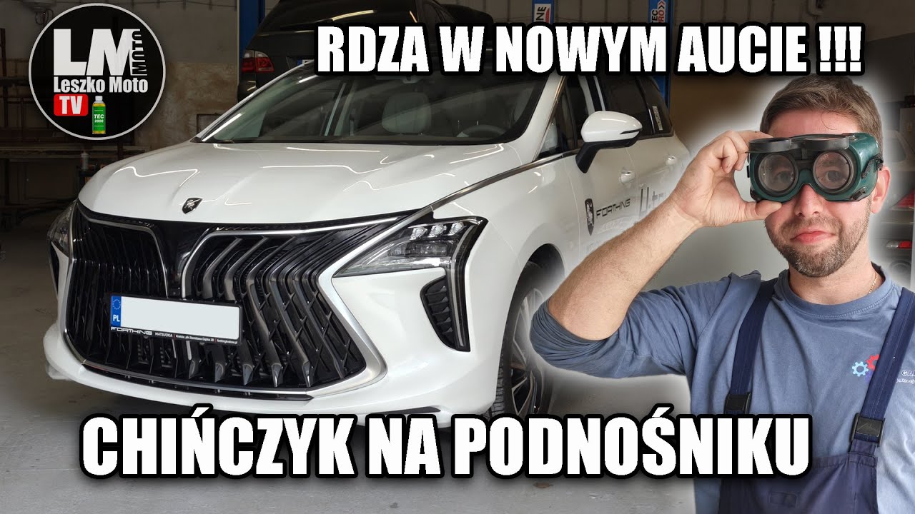 Chiński Forthing na podnośniku !!! Prosta i tania konstrukcja, ale... znalazłem KOROZJĘ !!!