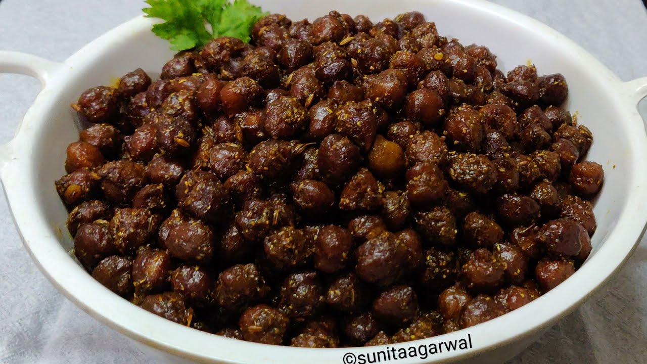 माता के भोग के लिए बनाये यह स्वादिष्ट काले चने | Navratri Special - Sookhe Kale Chane Recipe.