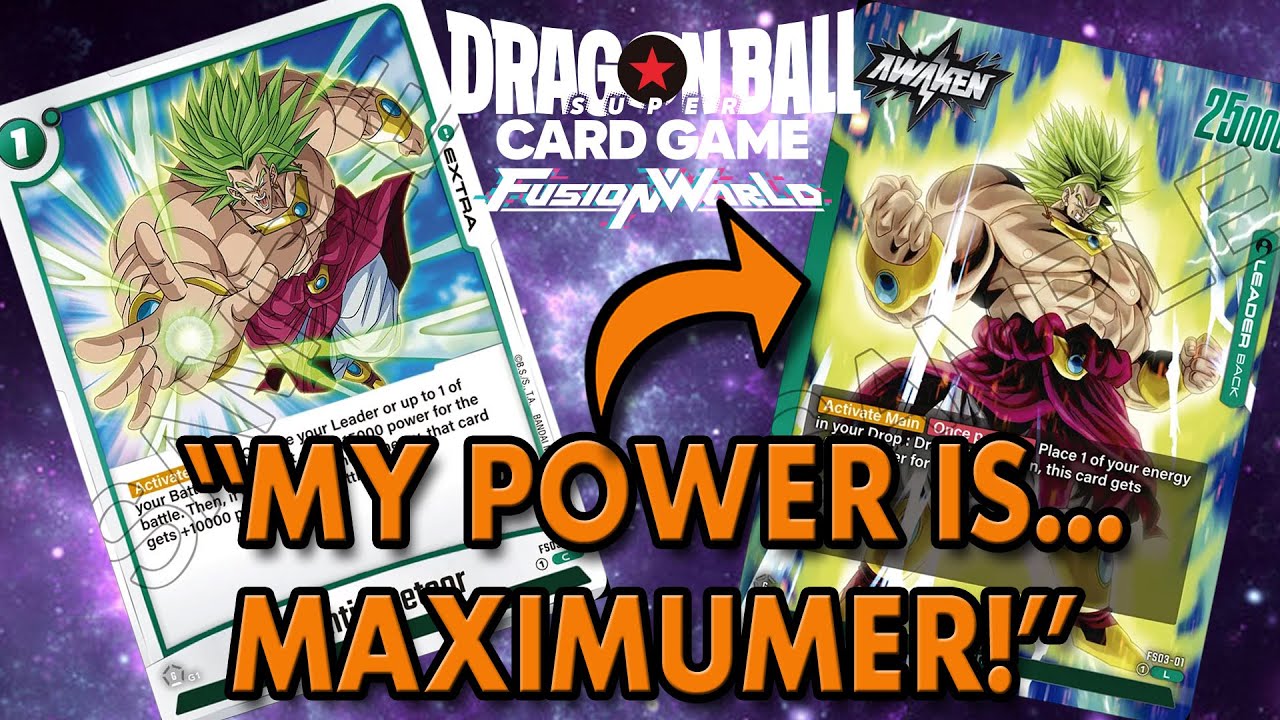 Broly v3 Deck Tech and Gameplay | Dragon Ball Super Card Game Fusion World