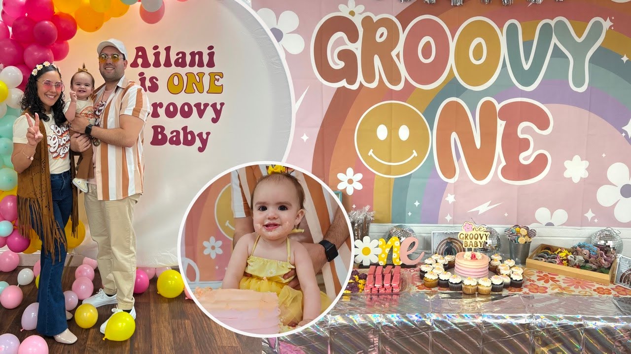 CELEBRATING OUR DAUGHTER'S 1ST BIRTHDAY! | One Groovy Baby Theme *December 2022*