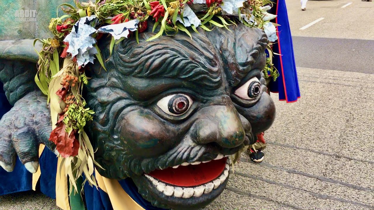 La Tarasca de Barcelona o Cucafera (Barcelona Cavalcada de la Merc&egrave;  2021)