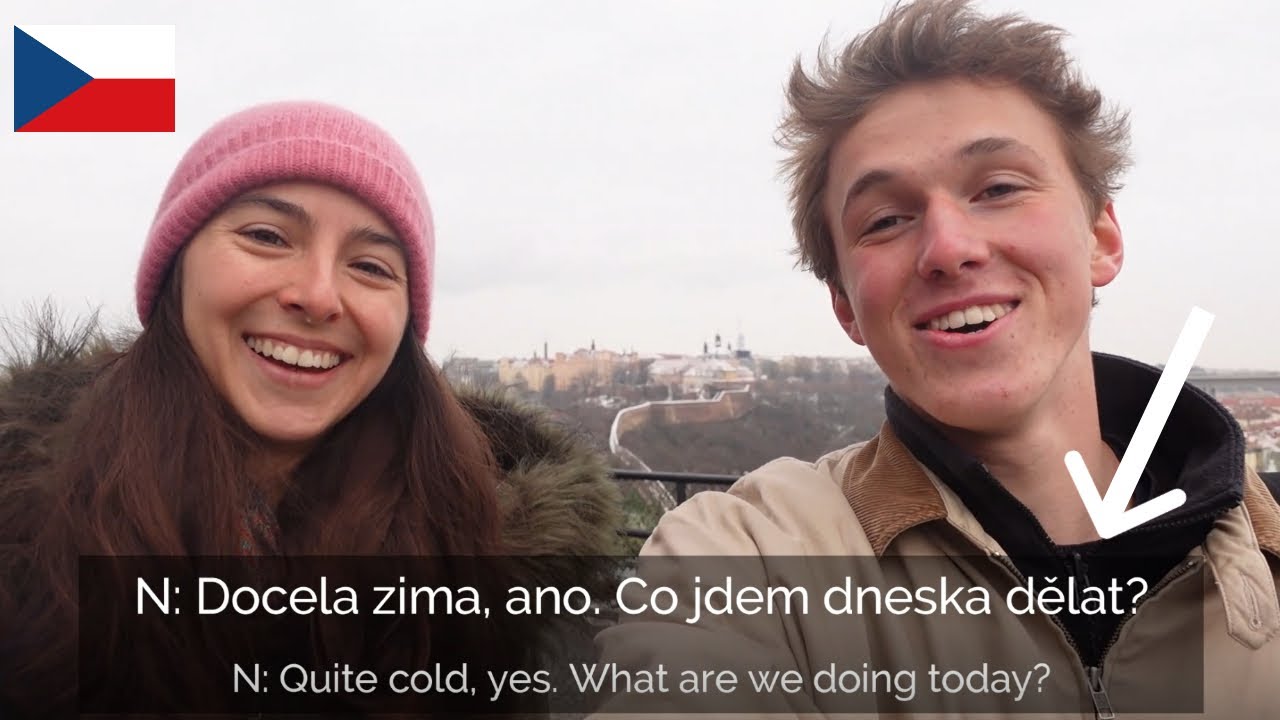 CZECH DIALOGUE LISTENING PRACTICE w/TLE TEREZA (eng/cz subtitles)