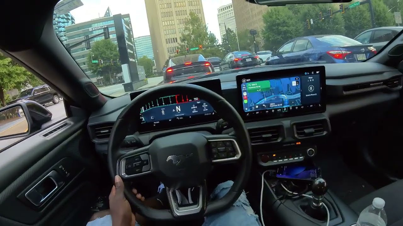 Cruising Through Atlanta in a Mustang 5.0 | POV Drive with Insane Sound!