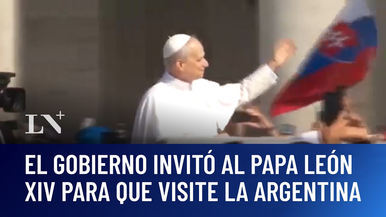 El Gobierno invitó a la Argentina al Papa León XIV
