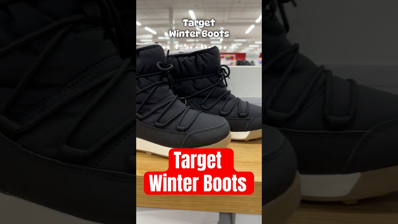 Target winter snow boots are in!🥾