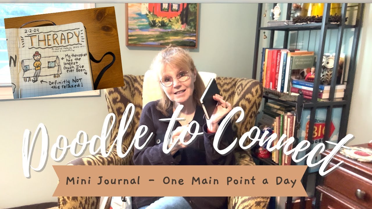 My compact moleskin journal helps me capture my life | Art Journaling Process | Doodle to Connect