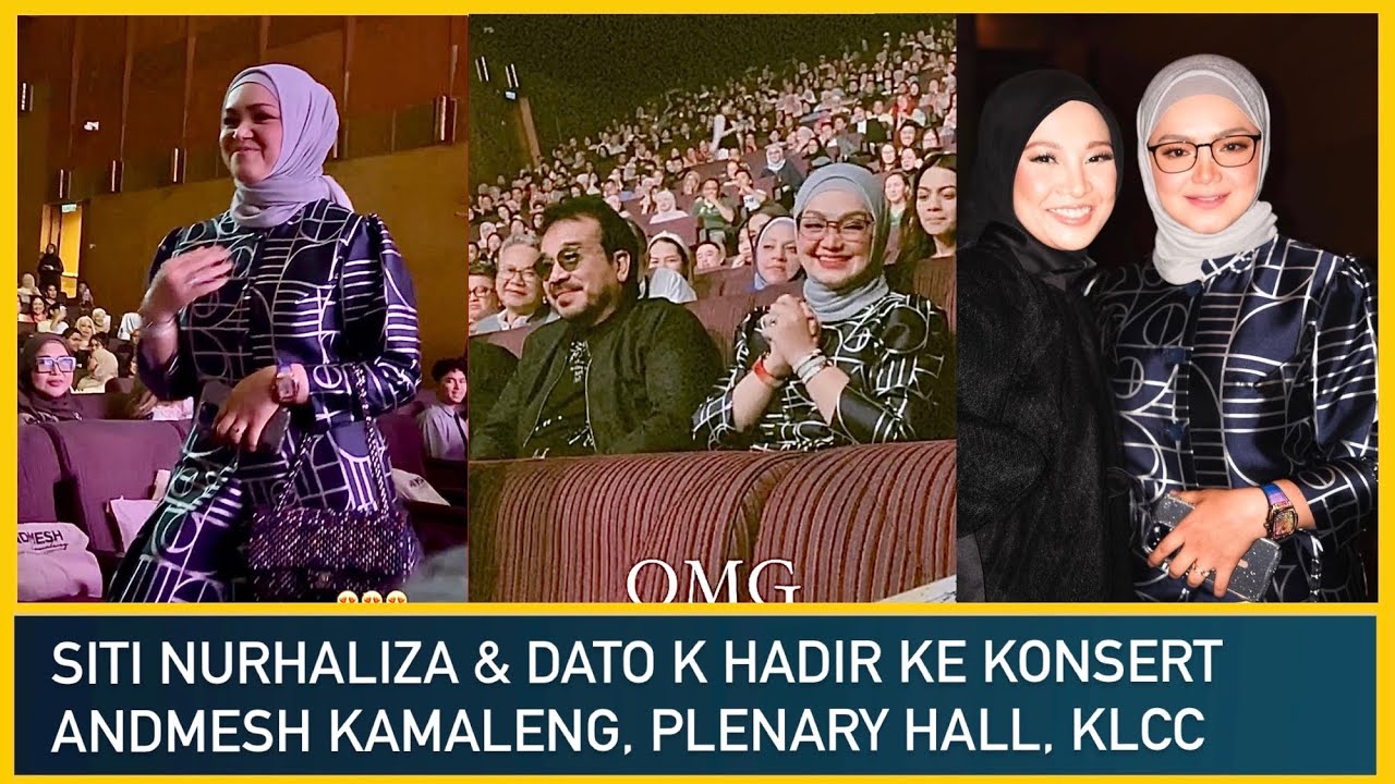 Siti Nurhaliza & Dato K di Konsert Andmesh Kamaleng, Plenary Hall, KLCC