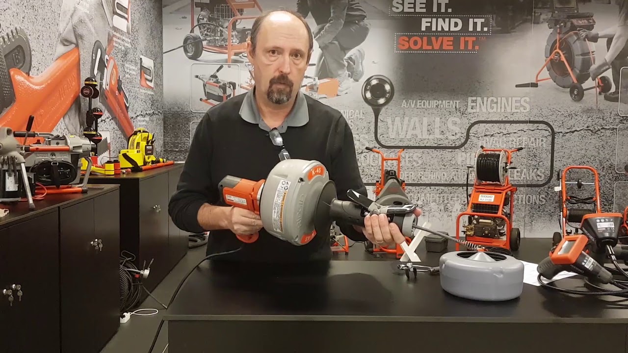 RIDGID K-45 afløbsrenser