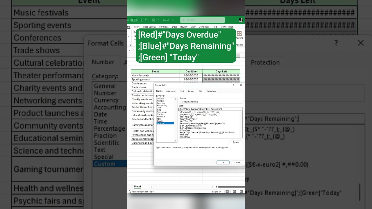 Build Your EXCEL Deadline Tracker in Minutes!