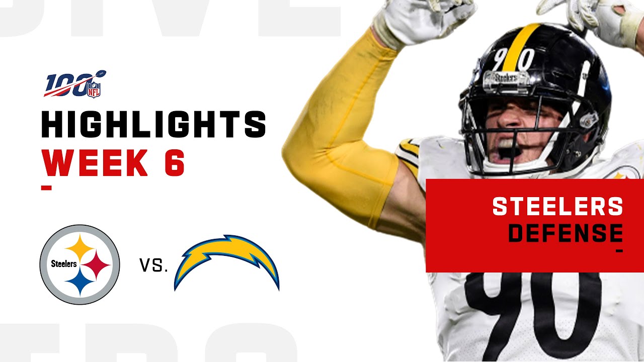 Steelers Defense Runs Over Chargers | NFL 2019 Highlights