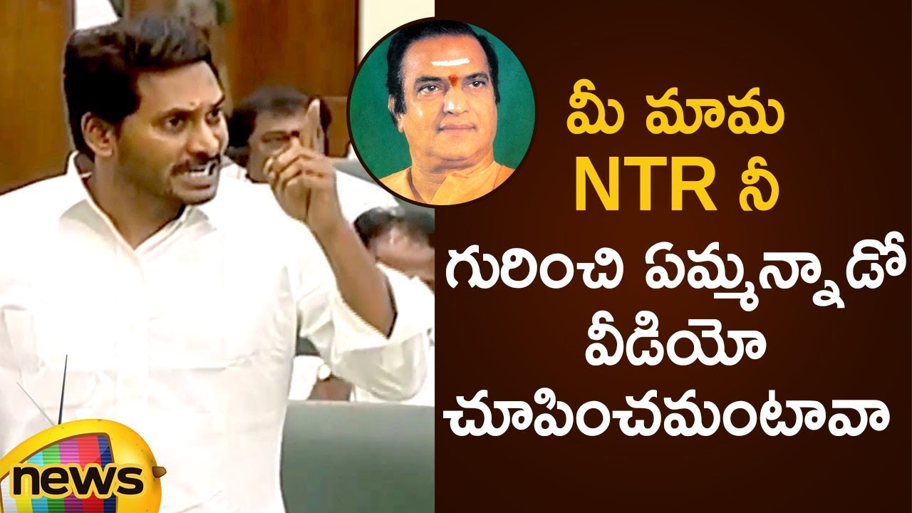 AP CM YS Jagan Fires On Chandrababu Naidu Over His Betrayal To NTR | AP Assembly Session 2019