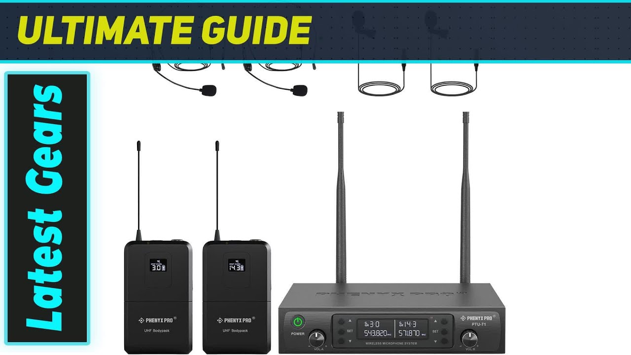 Phenyx Pro PTU-71-2B: The Ultimate Dual Wireless Mic Setup!