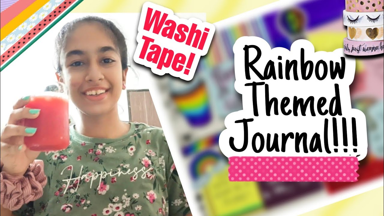 Rainbow Themed Journal!!!🌈😍 | Riya's Amazing World
