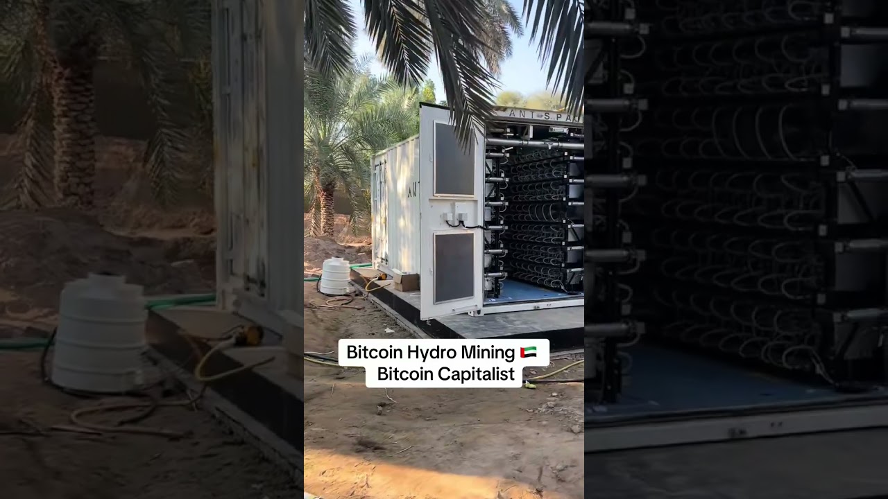 Bitcoin hydro mining Dubai, UAE #bitcoin #antspace #bitmain #antminers #bitcoinmining #bitcoinminers