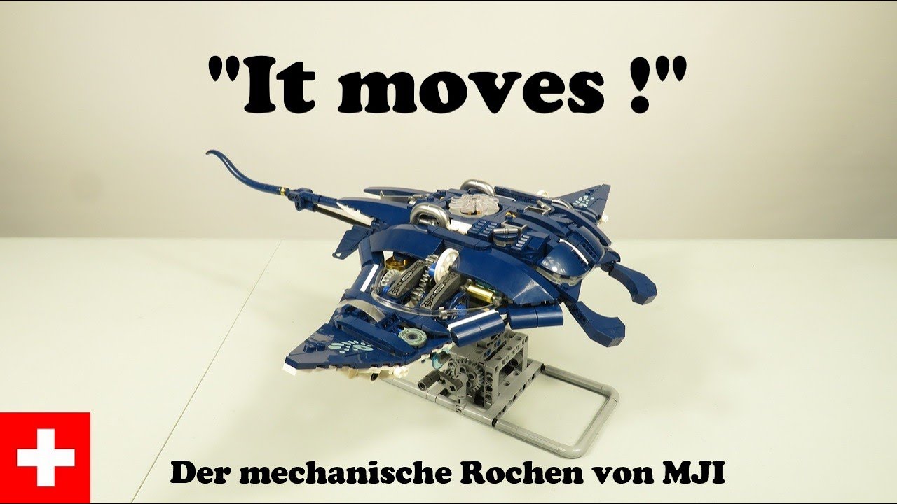 MJI - 13057 - Mobulidae Rochen, halbmechanisch - Review