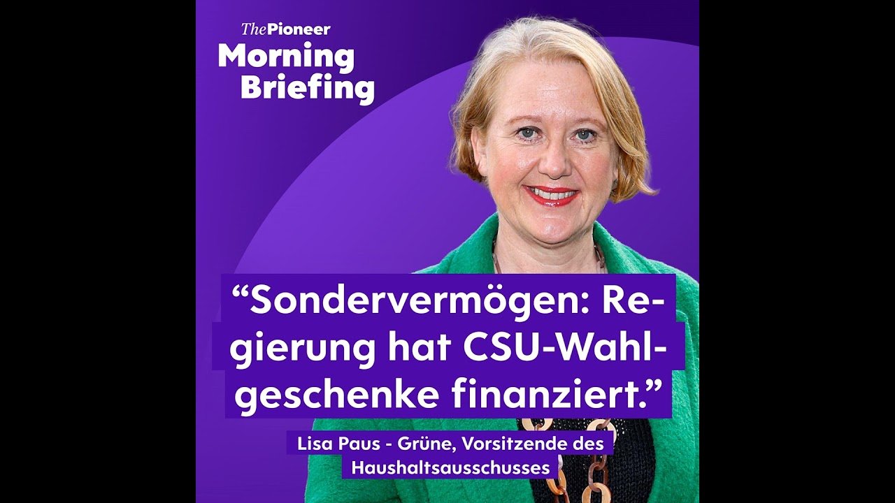 Lisa Paus über zweckentfremdetes Sondervermögen | Nida-Rümelin zu Habermas | Nvidia