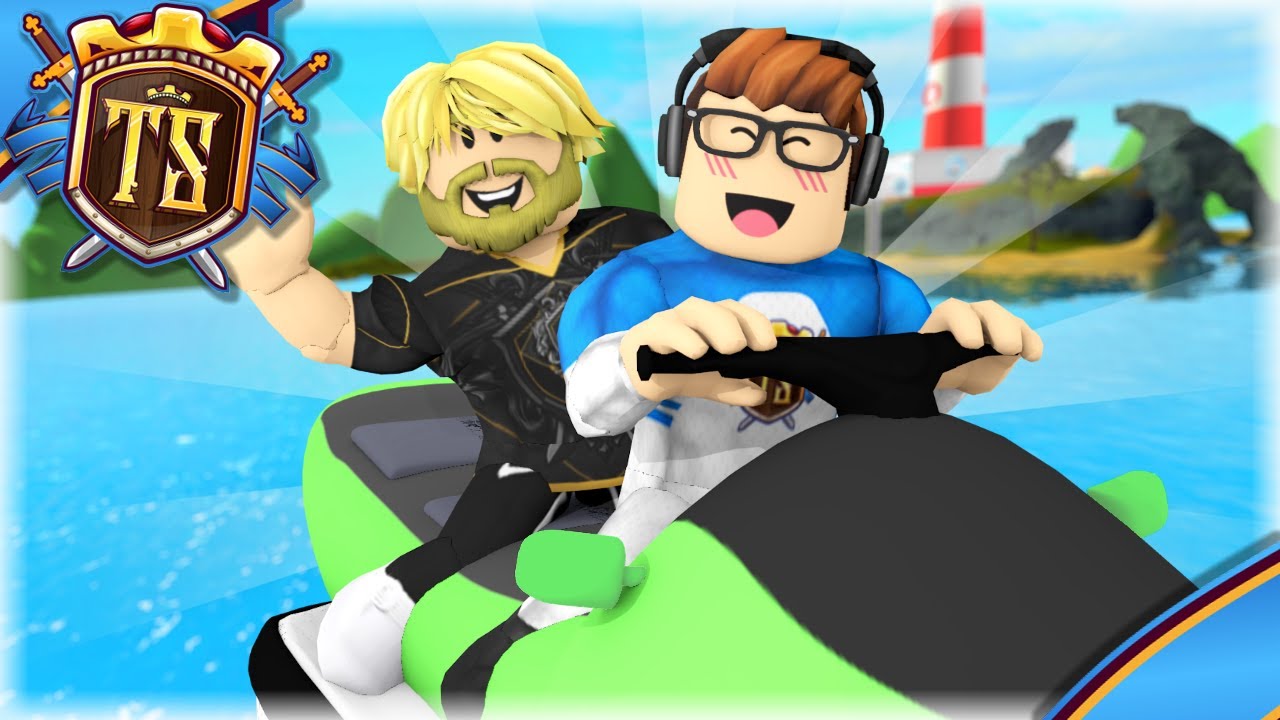 SPILLER MED VERCINGER I SHARKBITE! - Sharkbite | Dansk Roblox med @TortenSkjold & @Vercinger