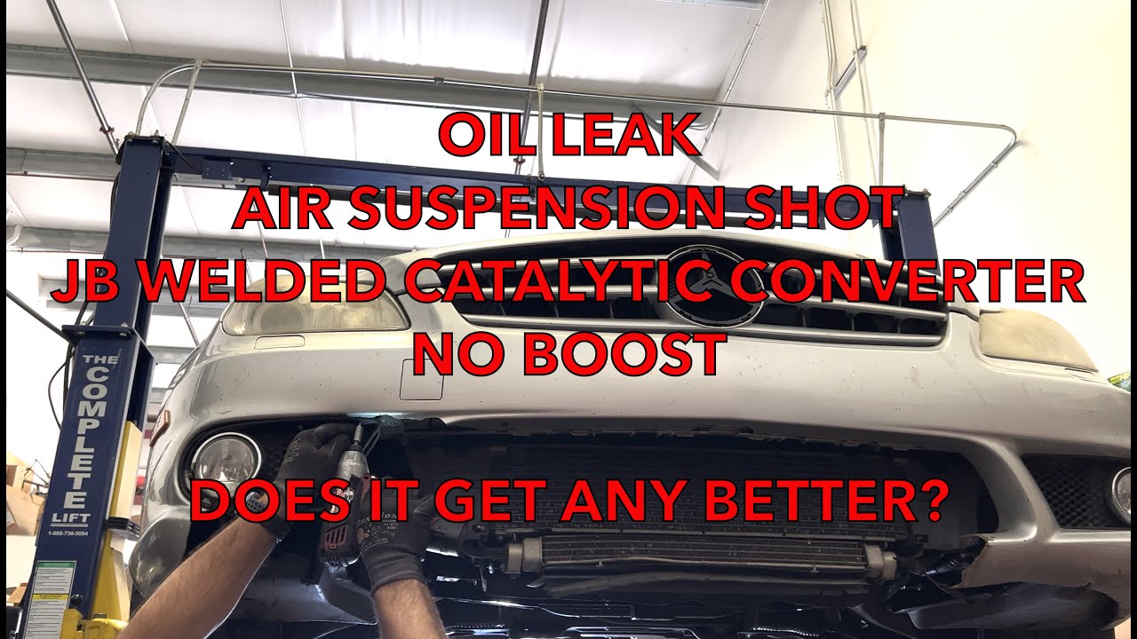 WHO JB WELDS THE CATALYTIC CONVERTER! | CLS55 Transformation part 2