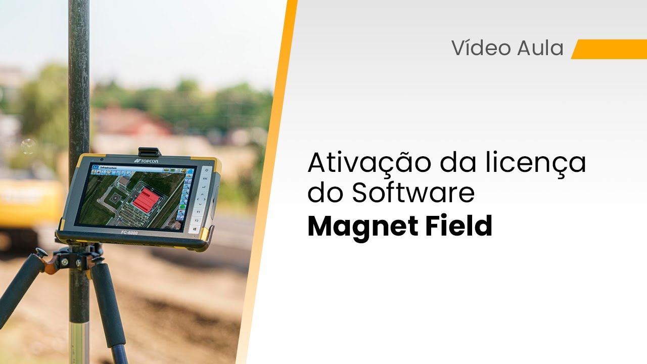 Ativação da licença do Software Magnet Field