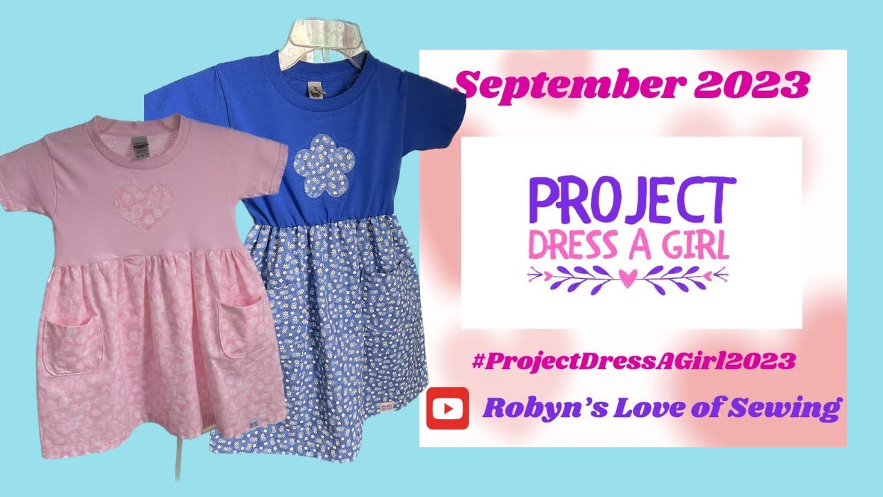 T-Shirt Dresses w/Applique I Made For #projectdressagirl2023