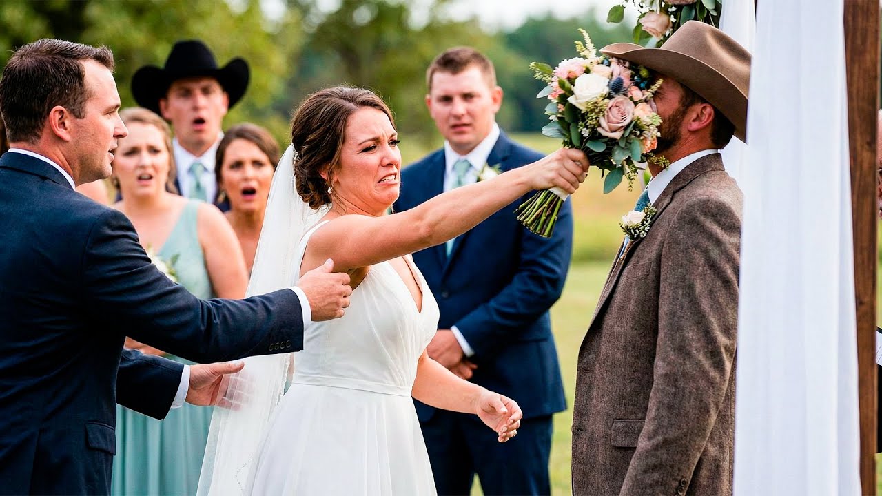 Esposa Joga Buquê na Cara Do Criador De Gado No Casamento E Foge Com Amante Rico… Voltou Arrependida