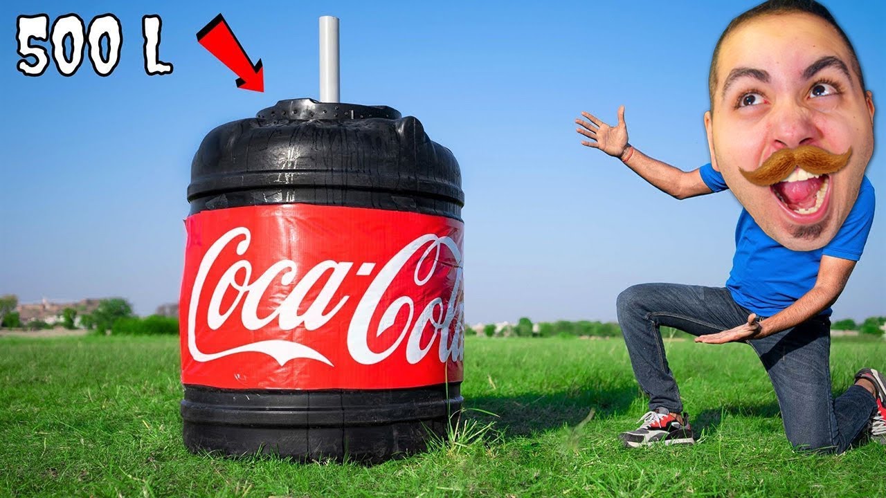 COCA COLA + MENTHOS!! ESPERIMENTO ESTREMO!!