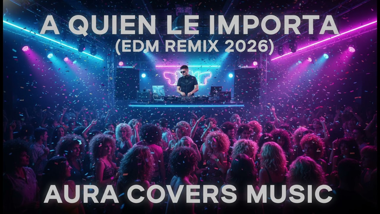 A QUIEN LE IMPORTA 2026 - COVER IA (AURA EDM REMIX)#remix2026 #covers #versiones