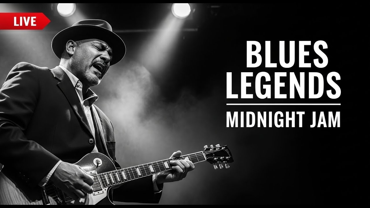 Soulful Delta Blues – Relaxing Slow Electric Guitar