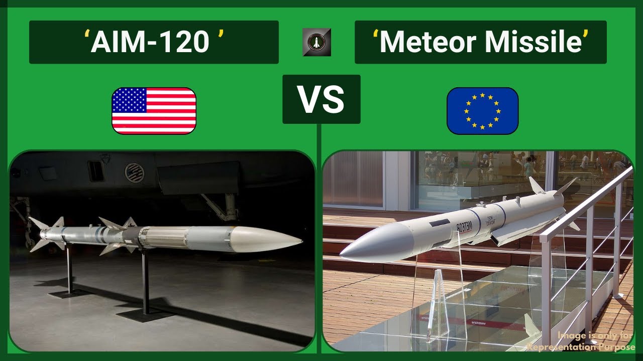 Американская ракета AIM-120 AMRAAM против европейской ракеты Meteor