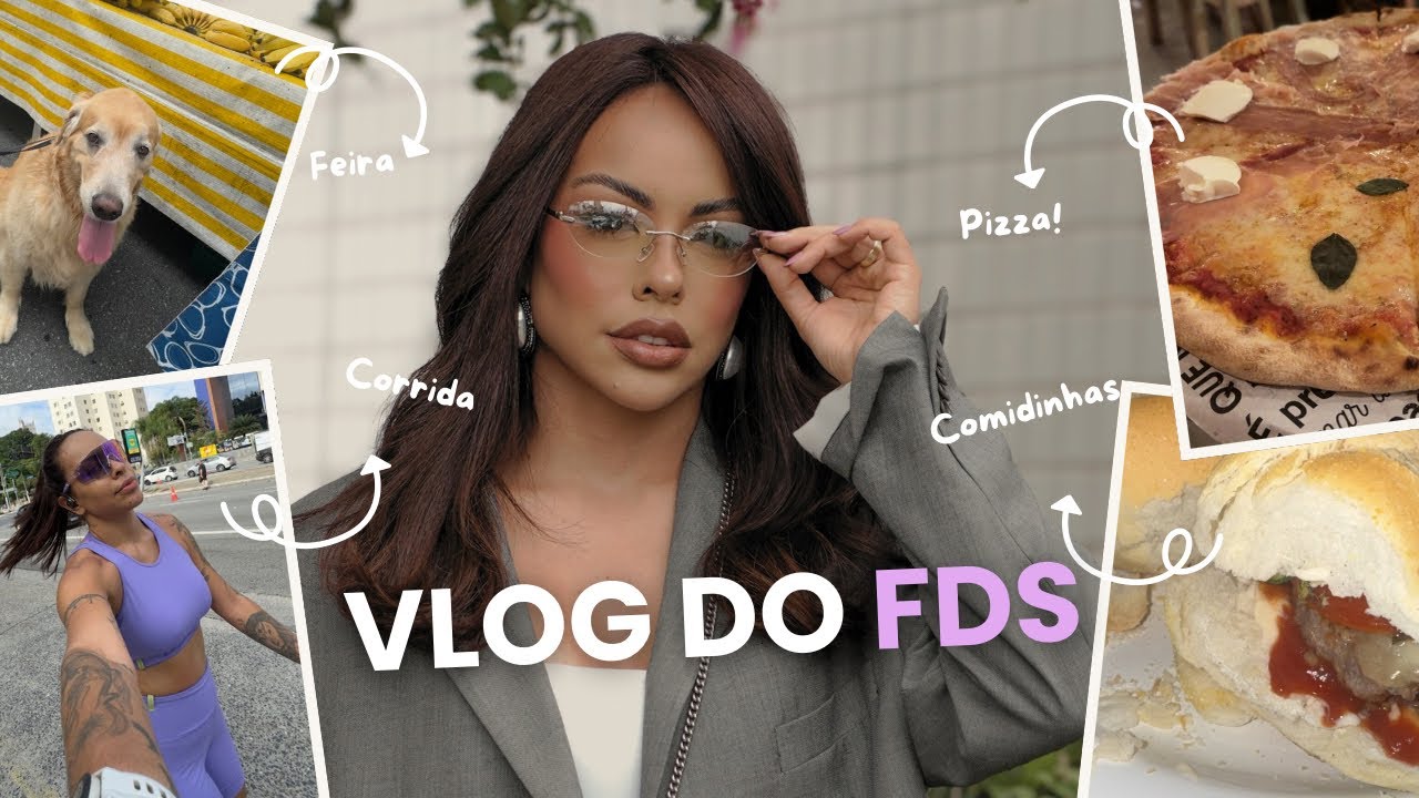 VLOG do FDS: Feira, Aniversário, jantar e muito mais… 🩷