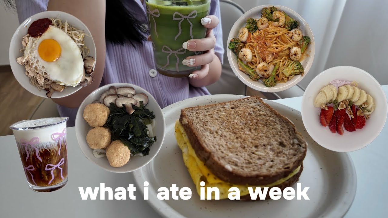 what i ate in a week 🥪 | learning simple recipes 🍜 | food diaries ep.2 