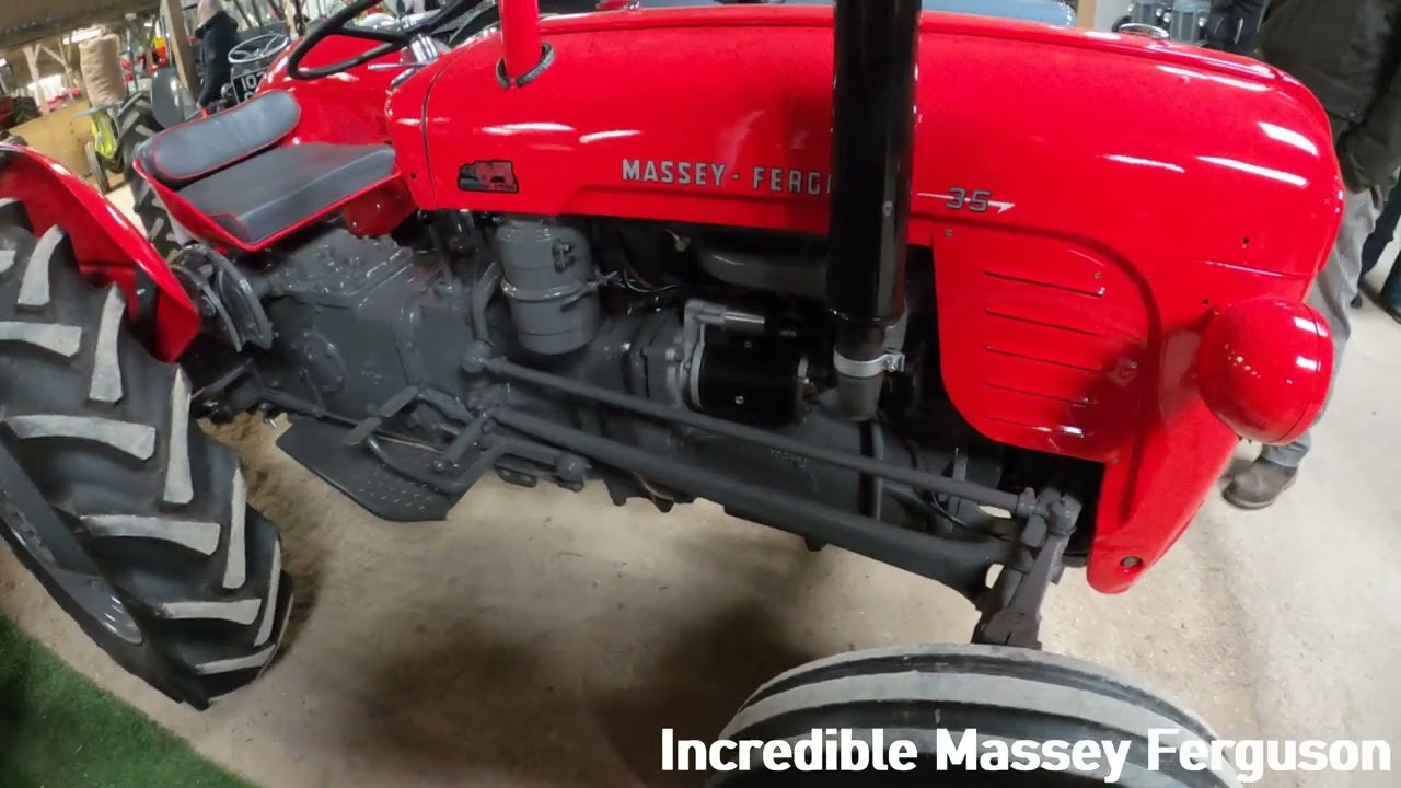 1958 Massey Ferguson 35 2.3 Litre 4-Cyl Diesel Tractor (37HP)