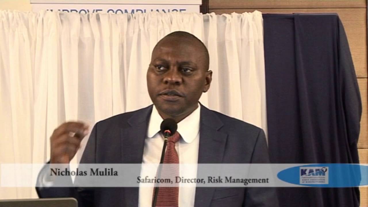 Nicholas Mulila, Director Risk Management Safaricom