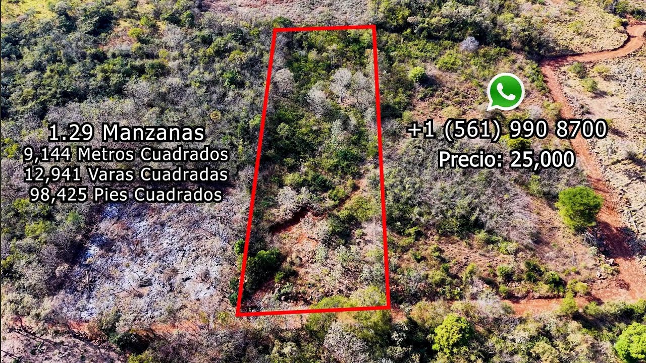 Mas de 1 Manzana de Terreno En $25,000. En Nueva Concepción en Chalatenango. Cel:+1(561) 990 8700.