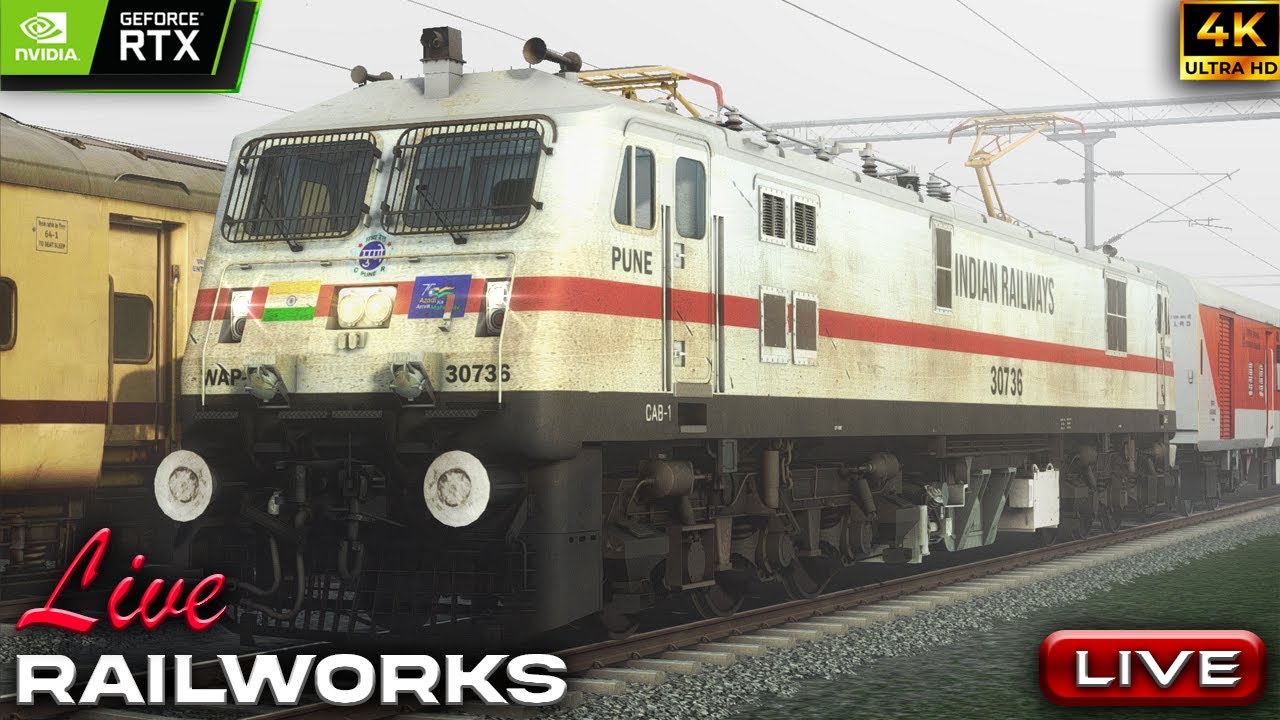 Lucknow Varanasi intercity express LIVE RAILWORKS.... #railworks #live