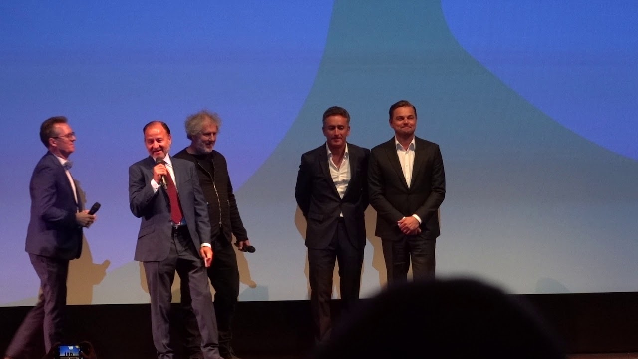 20190908 Leonardo DiCaprio, Fisher Stevens @ tiff Opening Introduction - And We Go Green