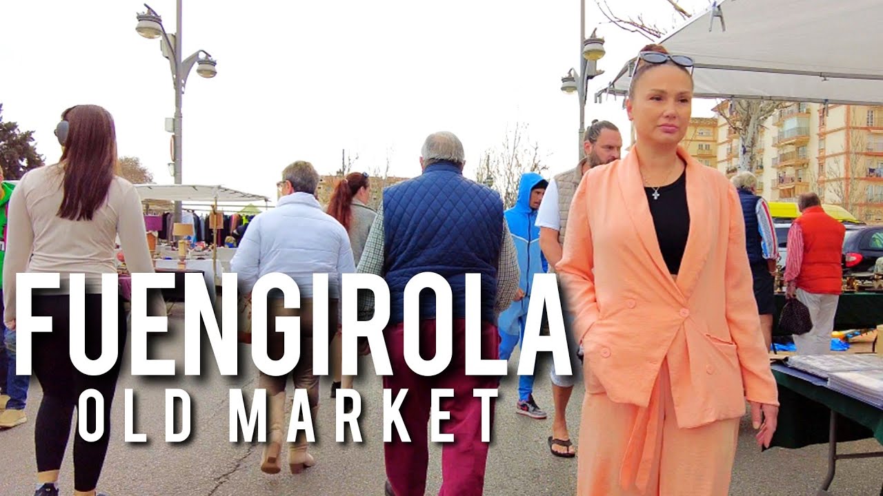 FUENGIROLA 🇪🇦 SATURDAY MARKET March 2025 Costa del Sol Andalucía Spain 4K