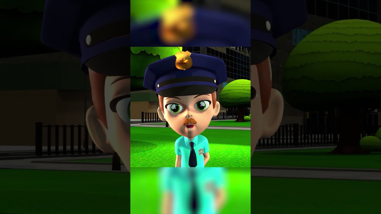 Baby Police Officer Song | Lights Kids 3D