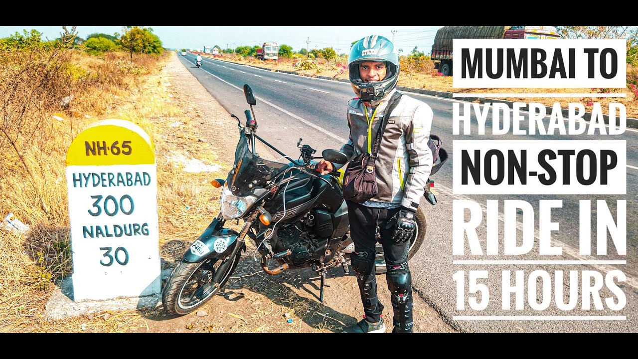 Mumbai to Hyderabad | solo bike ride | Mumbai to solapur part.1 | on 150cc bike | 15 hours | vlog.15